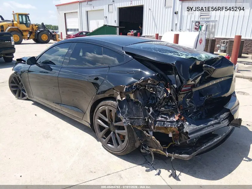 2024 Tesla Model S Long Range VIN: 5YJSA1E56RF545294 Lot: 45494782