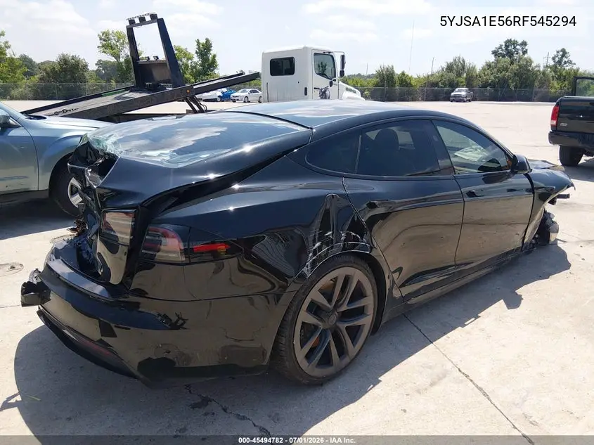 2024 Tesla Model S Long Range VIN: 5YJSA1E56RF545294 Lot: 45494782