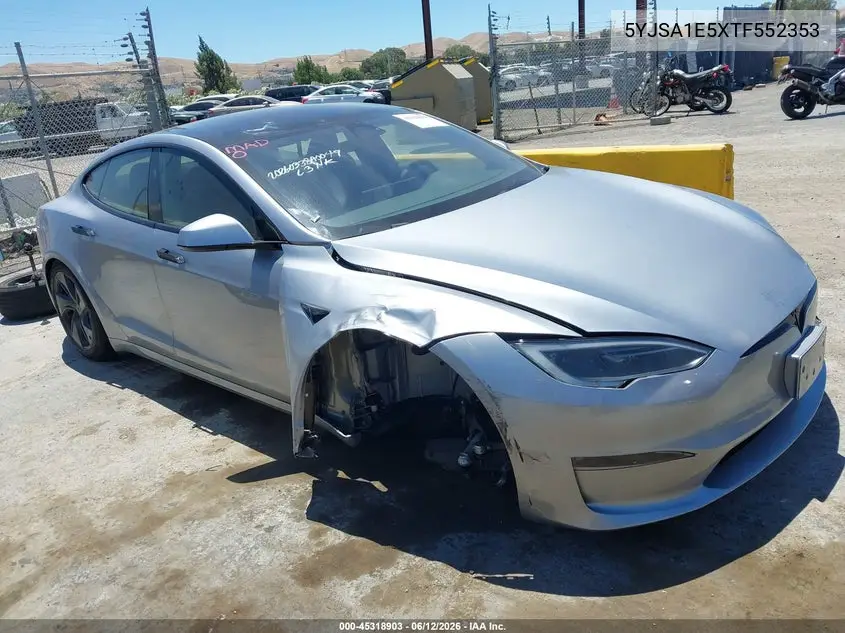 2026 Tesla Model S All-Wheel Drive VIN: 5YJSA1E5XTF552353 Lot: 45318903