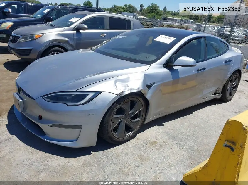 2026 Tesla Model S All-Wheel Drive VIN: 5YJSA1E5XTF552353 Lot: 45318903