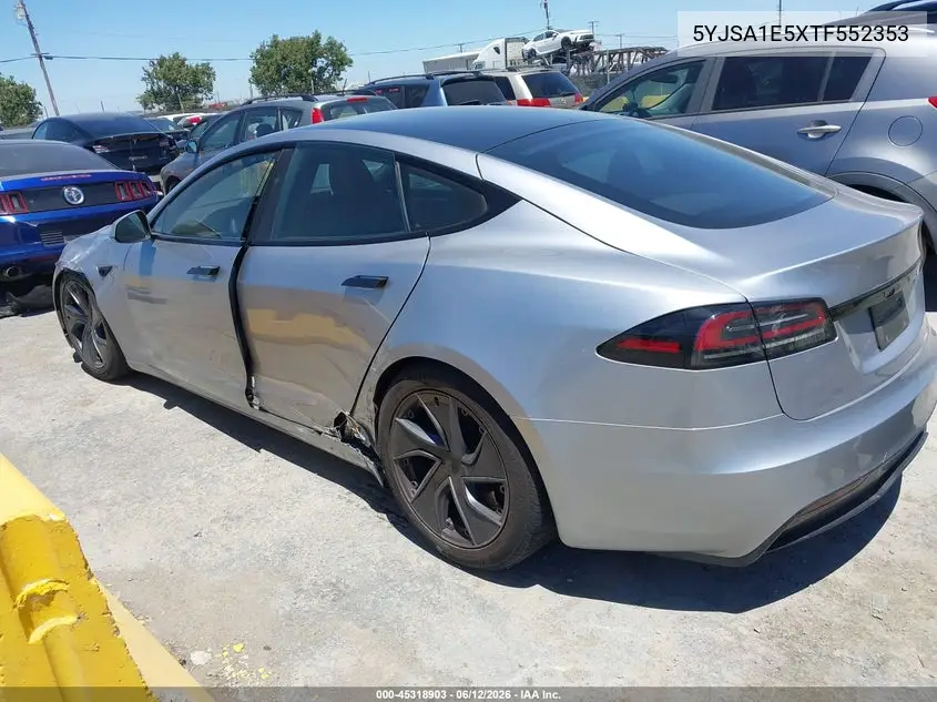 2026 Tesla Model S All-Wheel Drive VIN: 5YJSA1E5XTF552353 Lot: 45318903