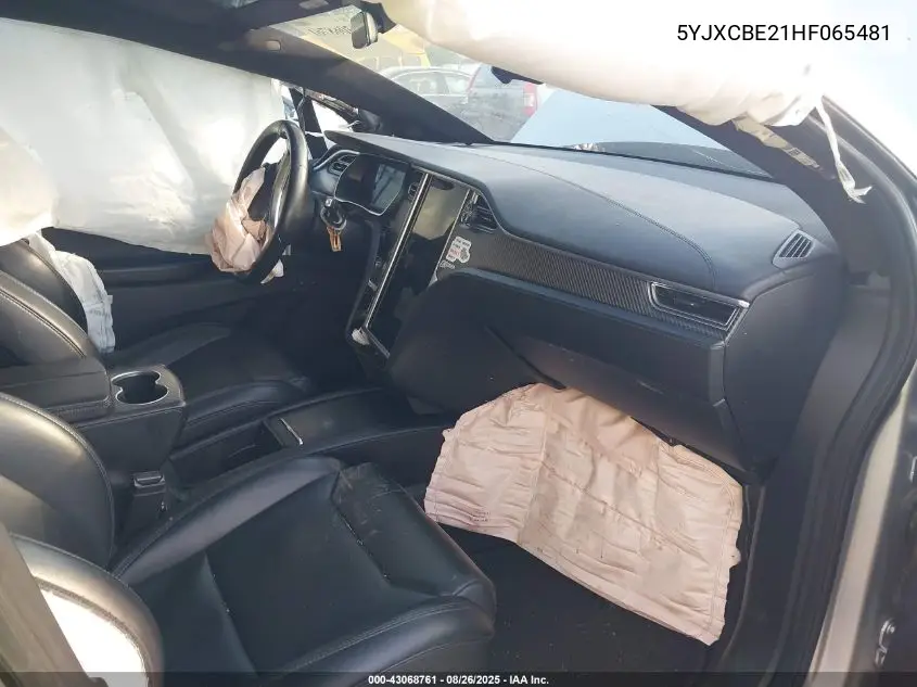 5YJXCBE21HF065481 2017 Tesla Model X 100D/75D/90D
