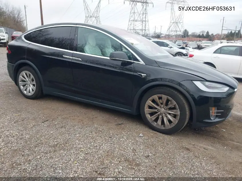 5YJXCDE26HF053631 2017 Tesla Model X 100D/75D/90D