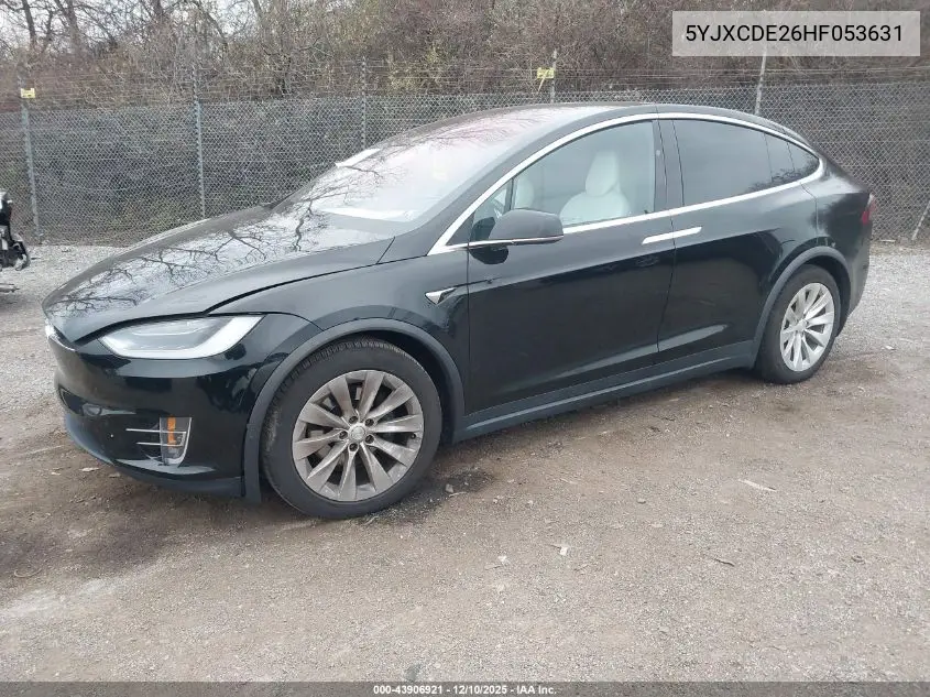 5YJXCDE26HF053631 2017 Tesla Model X 100D/75D/90D