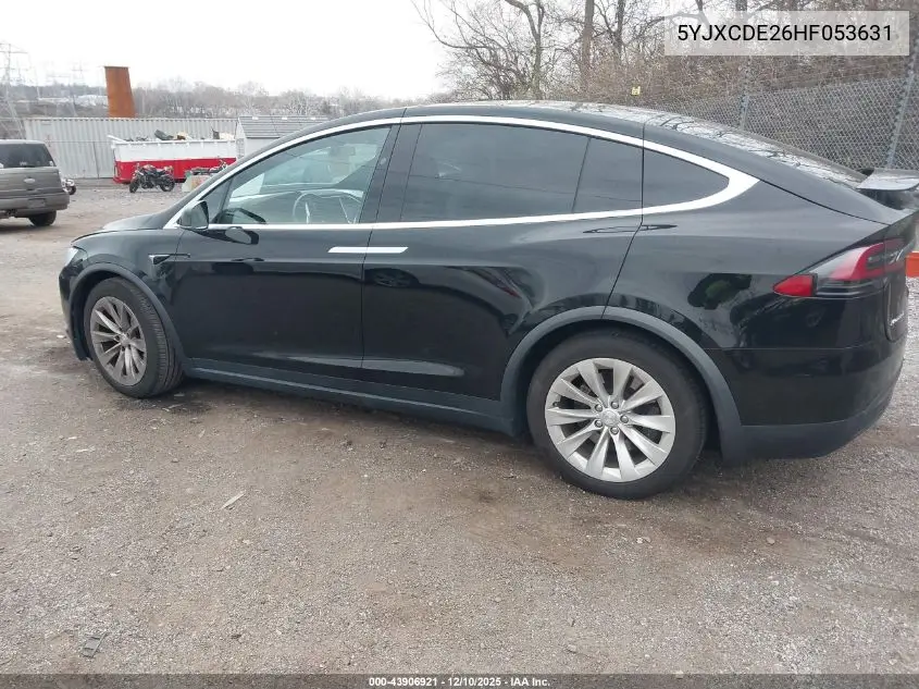 5YJXCDE26HF053631 2017 Tesla Model X 100D/75D/90D