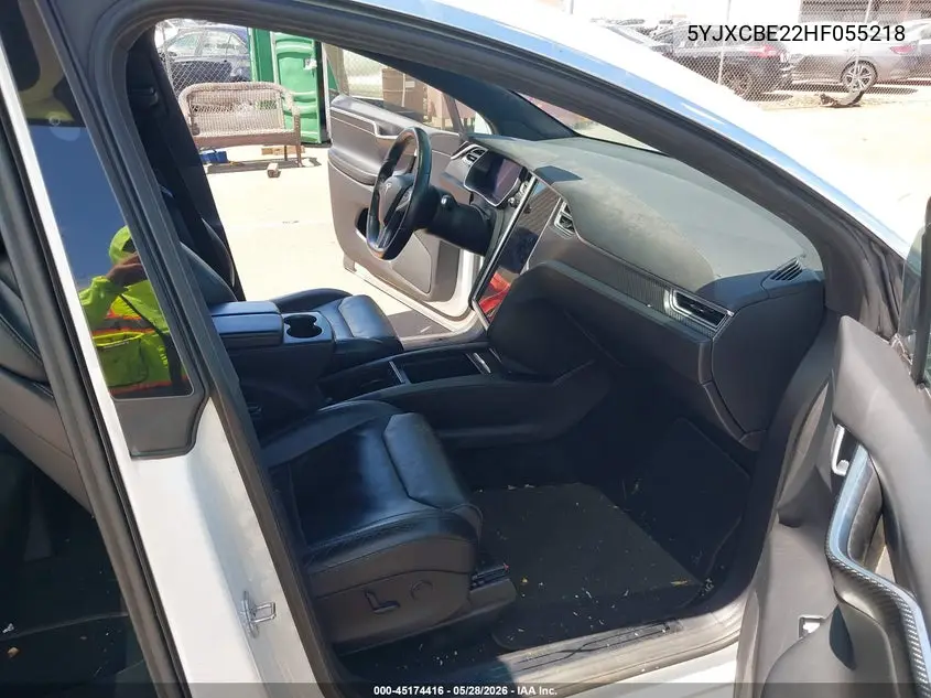 2017 Tesla Model X 100D/75D/90D VIN: 5YJXCBE22HF055218 Lot: 45174416