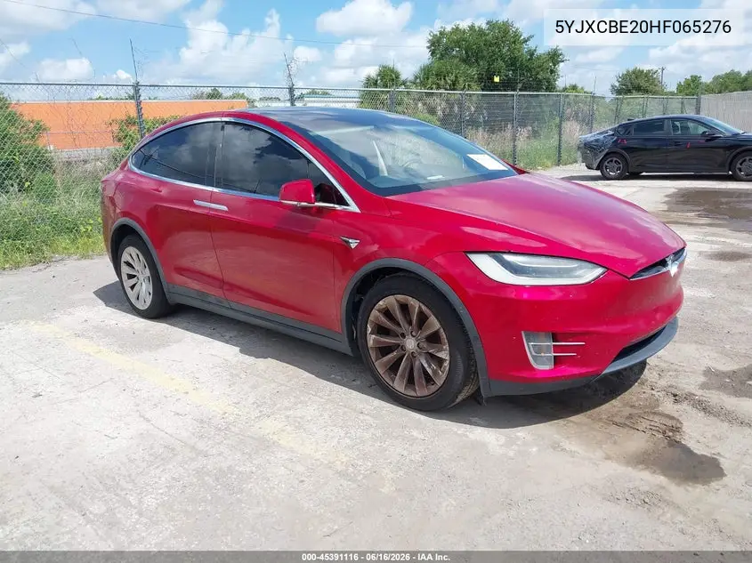 2017 Tesla Model X VIN: 5YJXCBE20HF065276 Lot: 45391116