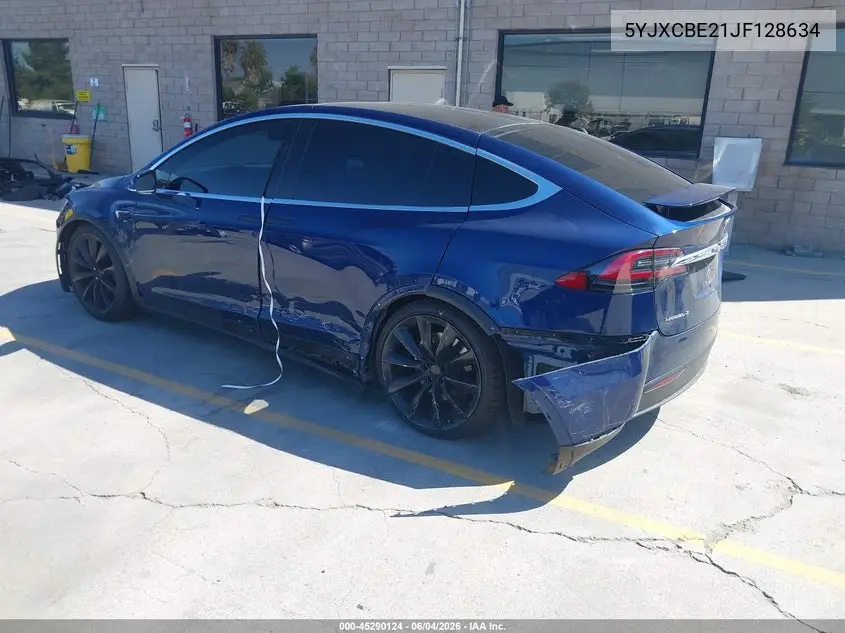 2018 Tesla Model X 100D/75D/P100D VIN: 5YJXCBE21JF128634 Lot: 45290124