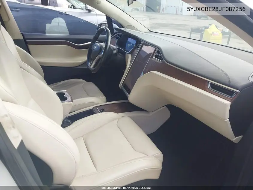 2018 Tesla Model X VIN: 5YJXCBE28JF087256 Lot: 45356410