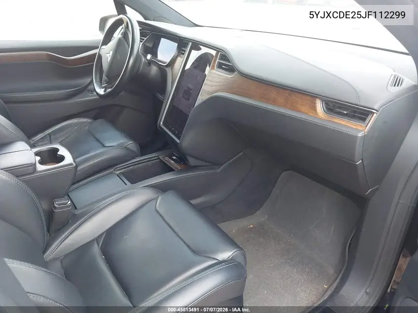 2018 Tesla Model X 100D/75D/P100D VIN: 5YJXCDE25JF112299 Lot: 45513491