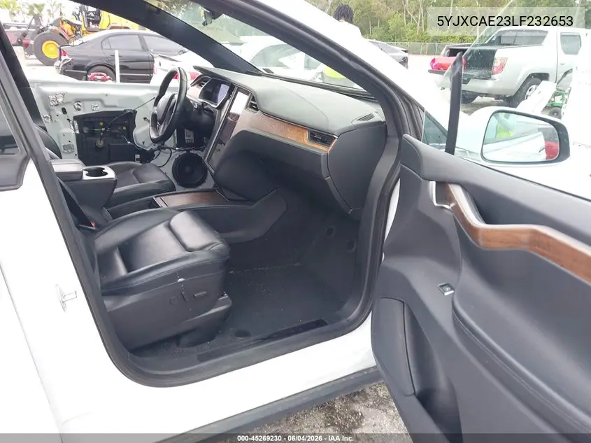 2020 Tesla Model X Long Range Dual Motor All-Wheel Drive/Long Range Plus Dual Motor All-Wheel Drive VIN: 5YJXCAE23LF232653 Lot: 45269230