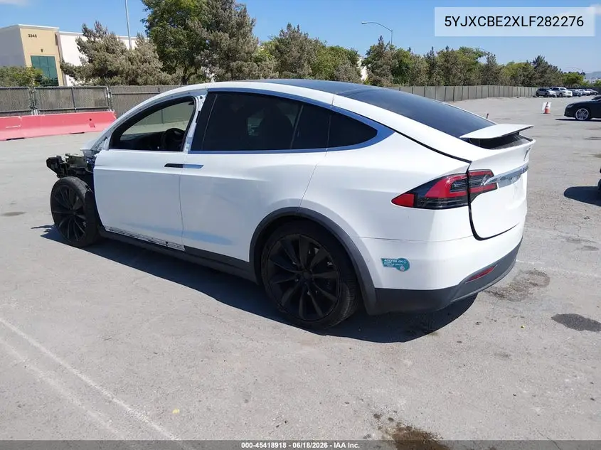 2020 Tesla Model X Long Range Dual Motor All-Wheel Drive/Long Range Plus Dual Motor All-Wheel Drive VIN: 5YJXCBE2XLF282276 Lot: 45418918