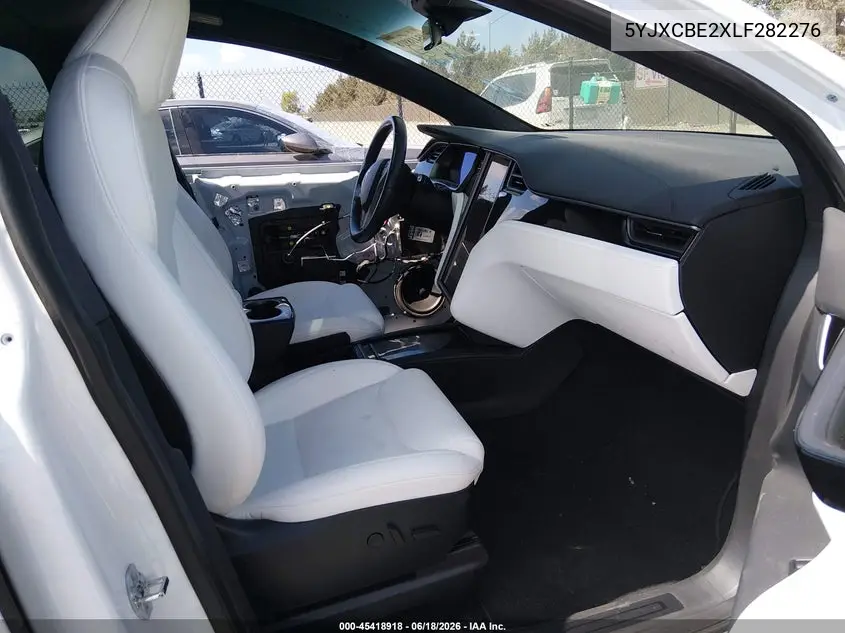 2020 Tesla Model X Long Range Dual Motor All-Wheel Drive/Long Range Plus Dual Motor All-Wheel Drive VIN: 5YJXCBE2XLF282276 Lot: 45418918