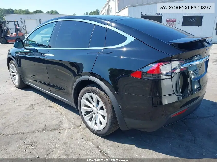 2020 Tesla Model X Long Range Dual Motor All-Wheel Drive/Long Range Plus Dual Motor All-Wheel Drive VIN: 5YJXCAE2XLF300897 Lot: 45642770