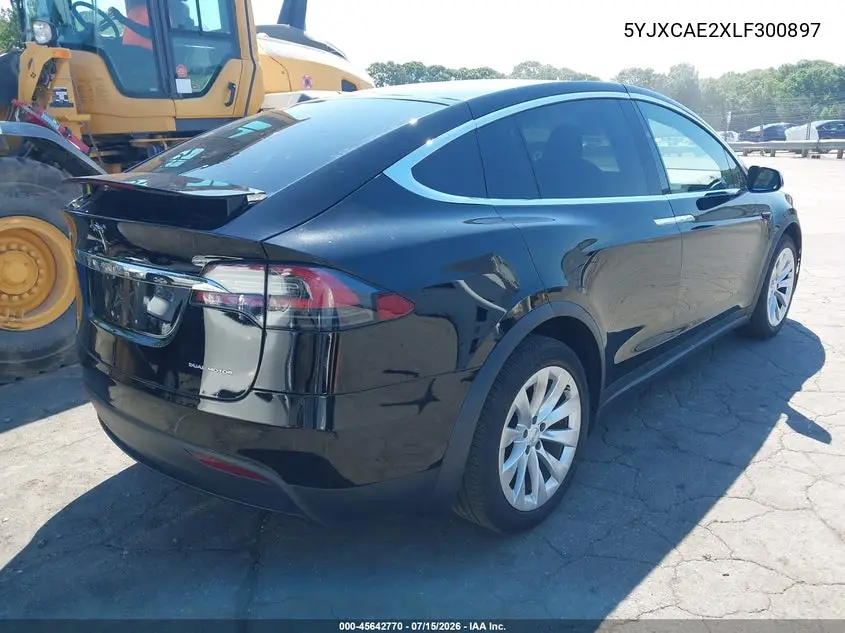 2020 Tesla Model X Long Range Dual Motor All-Wheel Drive/Long Range Plus Dual Motor All-Wheel Drive VIN: 5YJXCAE2XLF300897 Lot: 45642770