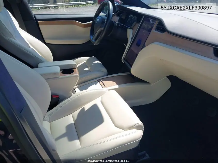 2020 Tesla Model X Long Range Dual Motor All-Wheel Drive/Long Range Plus Dual Motor All-Wheel Drive VIN: 5YJXCAE2XLF300897 Lot: 45642770