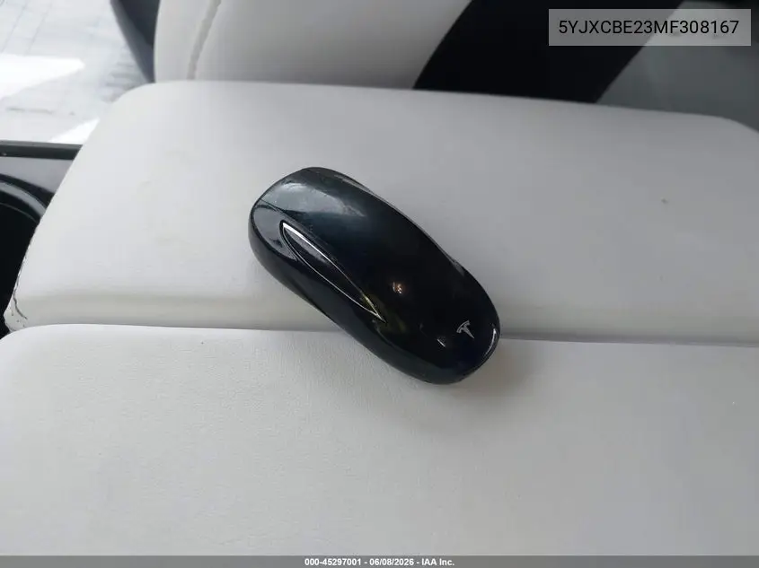 2021 Tesla Model X Long Range Dual Motor All-Wheel Drive/Long Range Plus Dual Motor All-Wheel Drive VIN: 5YJXCBE23MF308167 Lot: 45297001