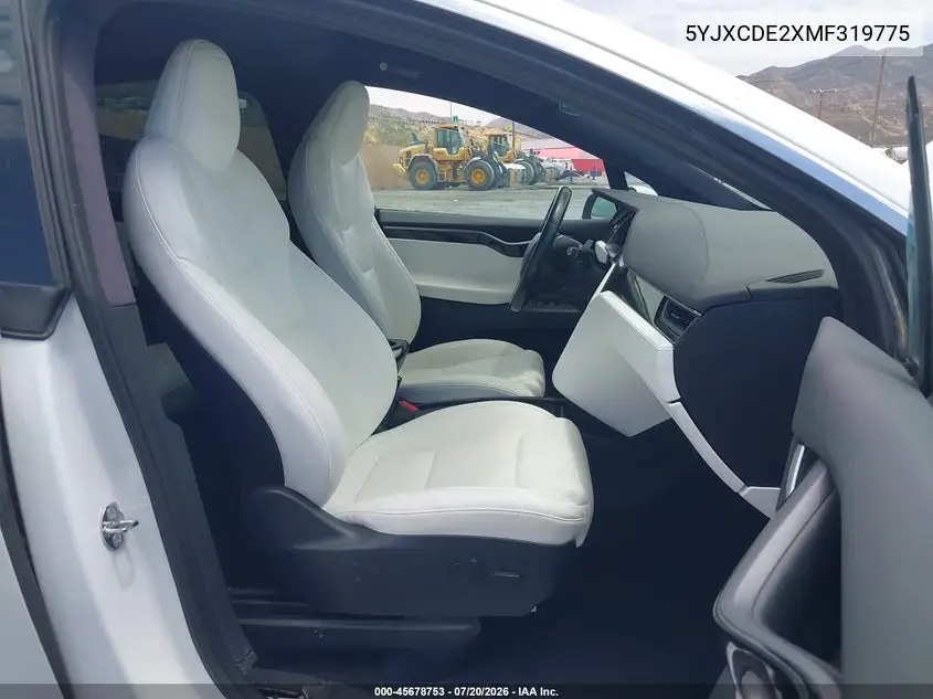 2021 Tesla Model X Long Range Dual Motor All-Wheel Drive/Long Range Plus Dual Motor All-Wheel Drive VIN: 5YJXCDE2XMF319775 Lot: 45678753