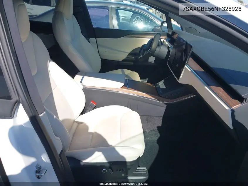 2022 Tesla Model X Dual Motor All-Wheel Drive VIN: 7SAXCBE56NF328928 Lot: 45365838