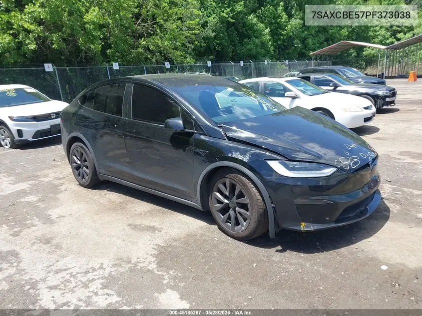 2023 Tesla Model X VIN: 7SAXCBE57PF373038 Lot: 45185267