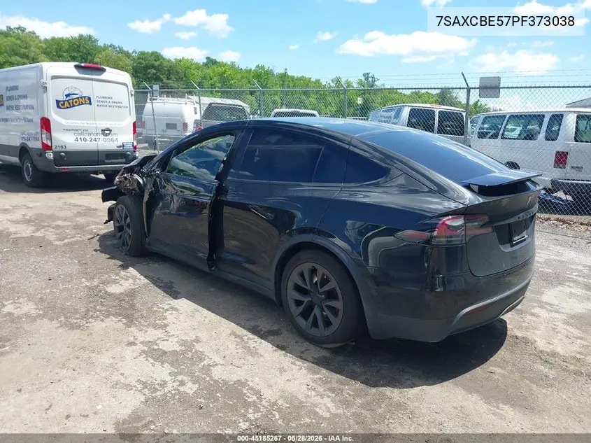 2023 Tesla Model X VIN: 7SAXCBE57PF373038 Lot: 45185267