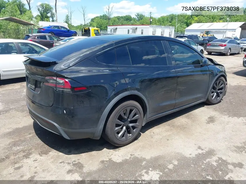 2023 Tesla Model X VIN: 7SAXCBE57PF373038 Lot: 45185267