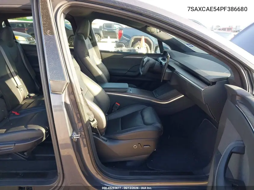 2023 Tesla Model X Dual Motor All-Wheel Drive/Standard Range VIN: 7SAXCAE54PF386680 Lot: 45293677
