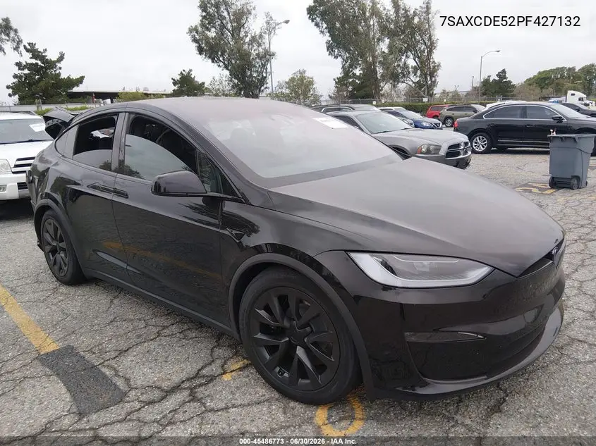2023 Tesla Model X Dual Motor All-Wheel Drive/Standard Range VIN: 7SAXCDE52PF427132 Lot: 45486773