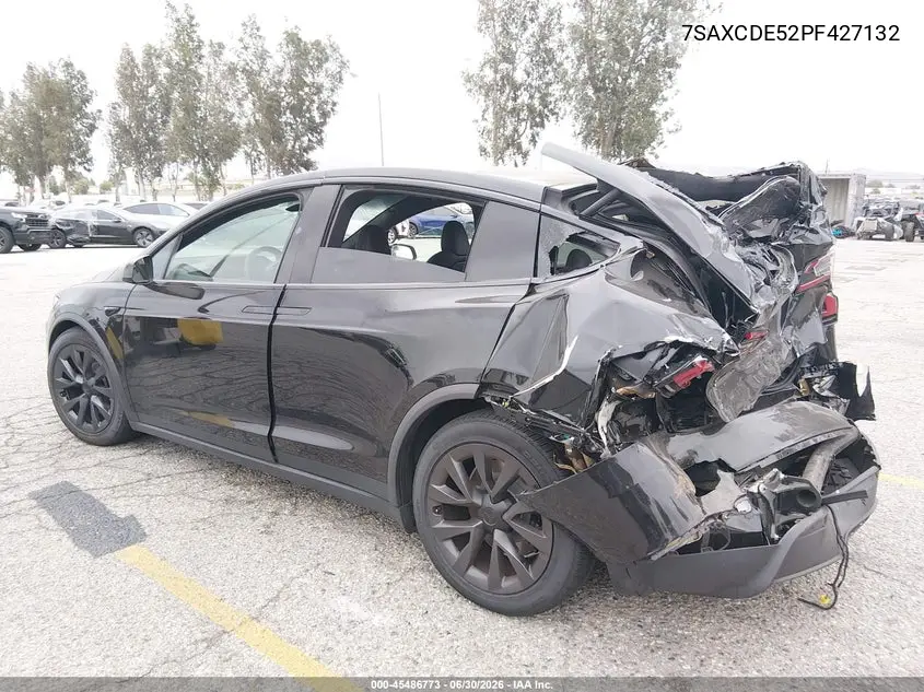 2023 Tesla Model X Dual Motor All-Wheel Drive/Standard Range VIN: 7SAXCDE52PF427132 Lot: 45486773