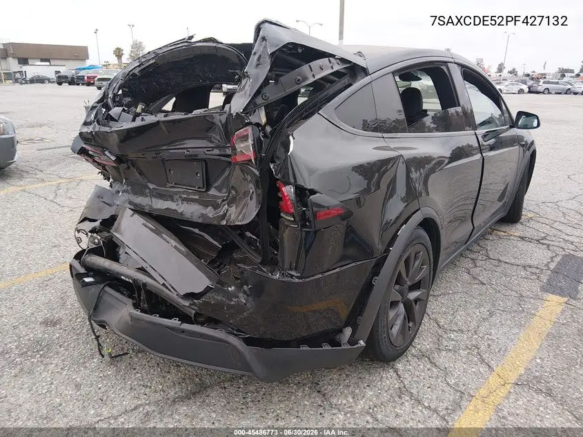 2023 Tesla Model X Dual Motor All-Wheel Drive/Standard Range VIN: 7SAXCDE52PF427132 Lot: 45486773