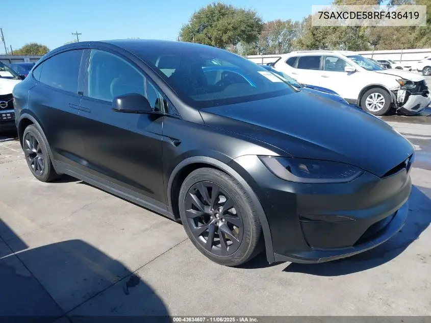 7SAXCDE58RF436419 2024 Tesla Model X Long Range