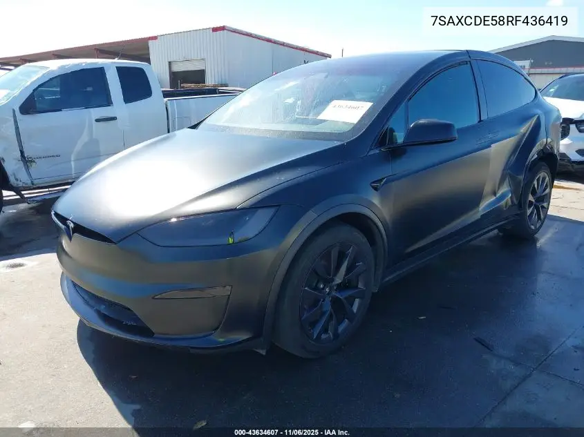 7SAXCDE58RF436419 2024 Tesla Model X Long Range