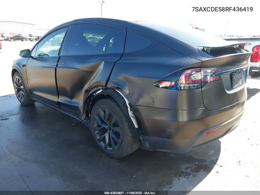 7SAXCDE58RF436419 2024 Tesla Model X Long Range