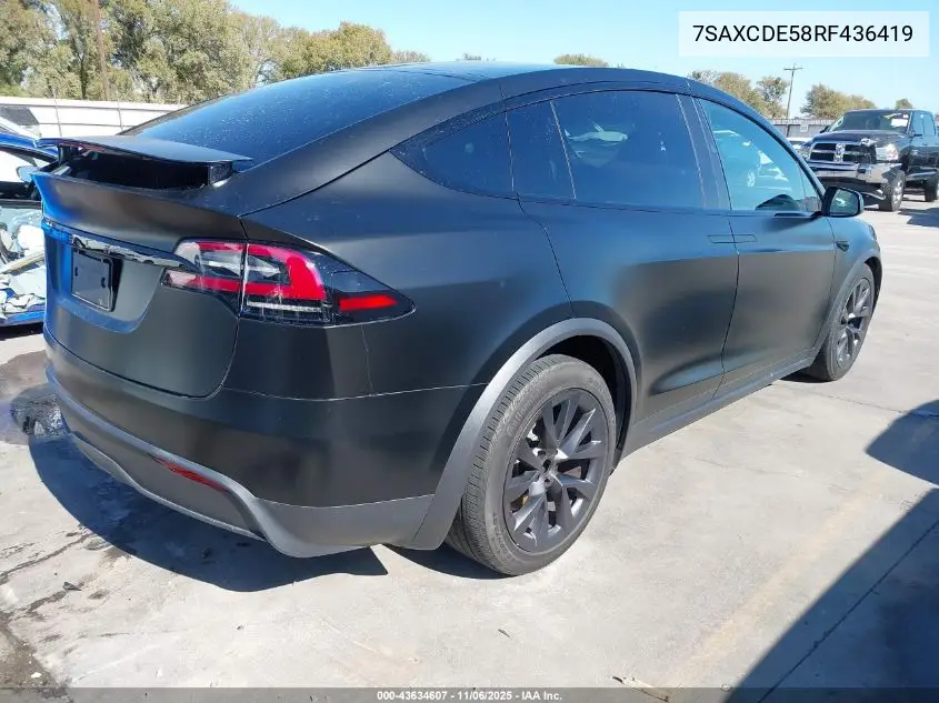 7SAXCDE58RF436419 2024 Tesla Model X Long Range