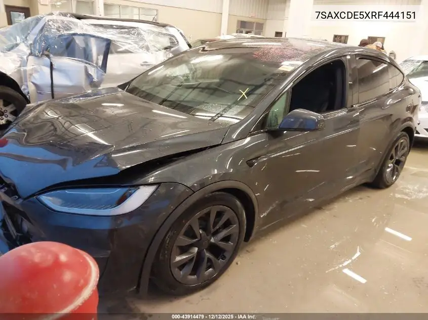 7SAXCDE5XRF444151 2024 Tesla Model X Long Range