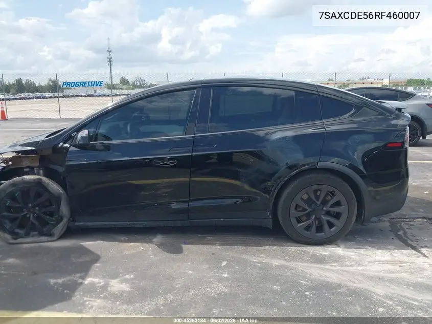 2024 Tesla Model X Long Range VIN: 7SAXCDE56RF460007 Lot: 45263184