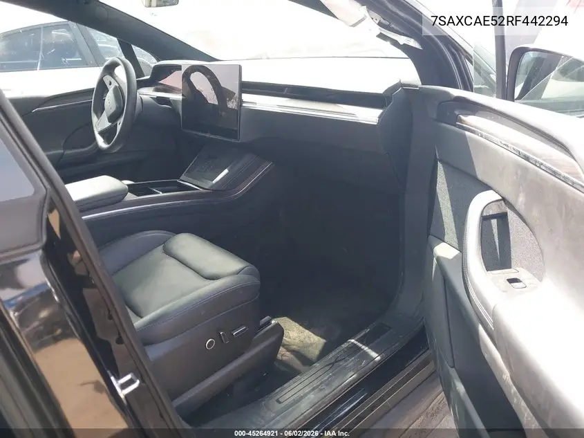 2024 Tesla Model X Long Range VIN: 7SAXCAE52RF442294 Lot: 45264921