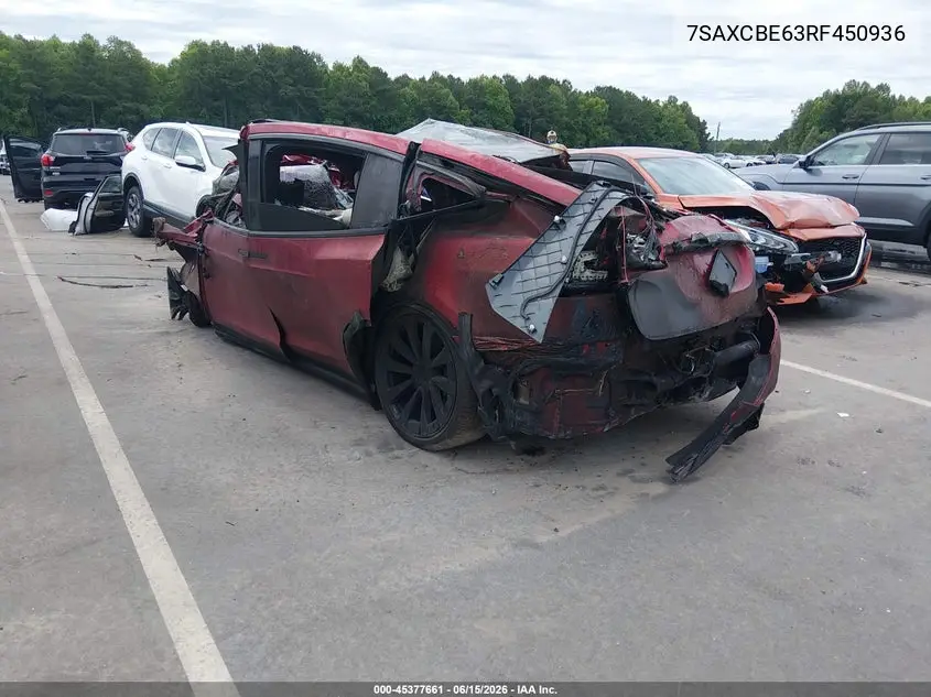 2024 Tesla Model X Plaid Tri Motor All-Wheel Drive VIN: 7SAXCBE63RF450936 Lot: 45377661