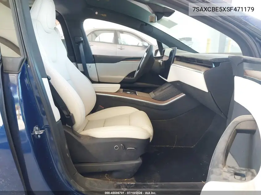 2025 Tesla Model X Long Range VIN: 7SAXCBE5XSF471179 Lot: 45586701