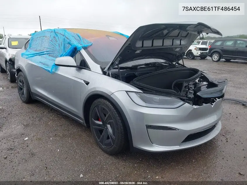 2026 Tesla Model X Plaid/Signature Series VIN: 7SAXCBE61TF486454 Lot: 45239053