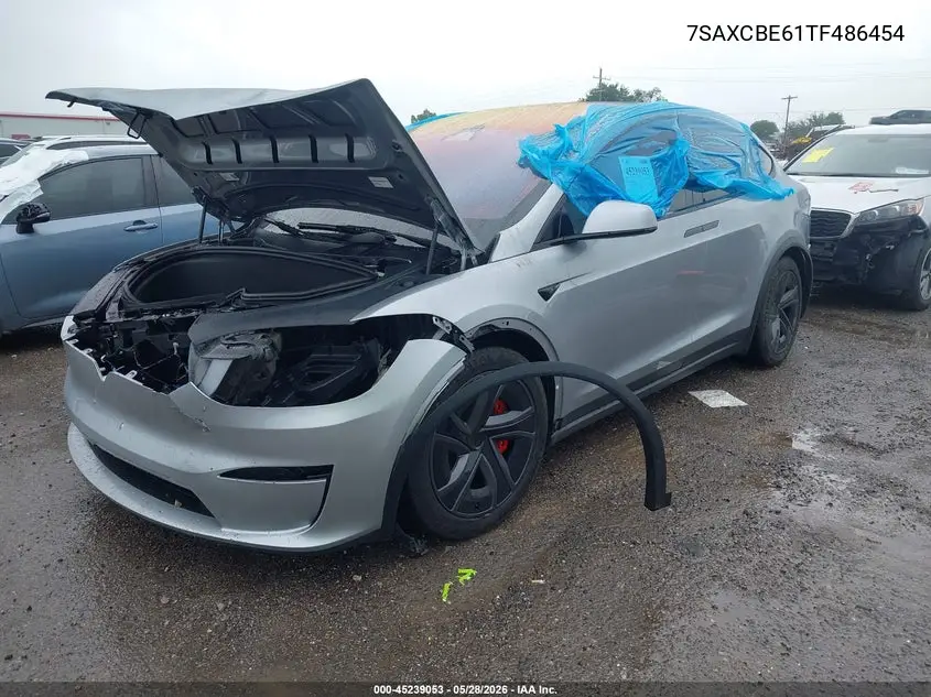 2026 Tesla Model X Plaid/Signature Series VIN: 7SAXCBE61TF486454 Lot: 45239053