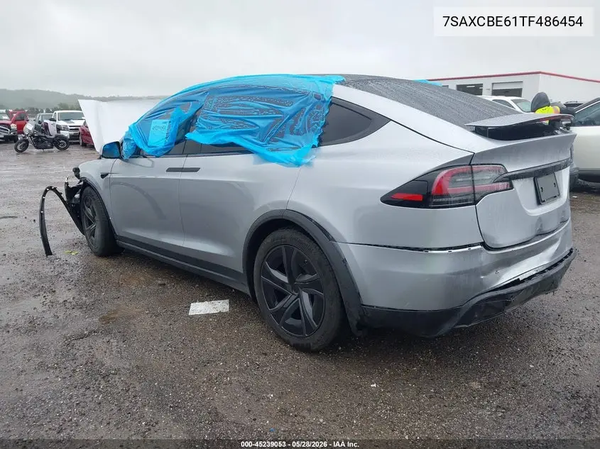 2026 Tesla Model X Plaid/Signature Series VIN: 7SAXCBE61TF486454 Lot: 45239053
