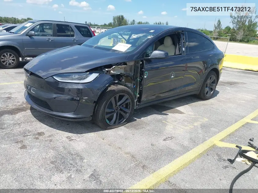 2026 Tesla Model X All-Wheel Drive VIN: 7SAXCBE51TF473212 Lot: 45379058