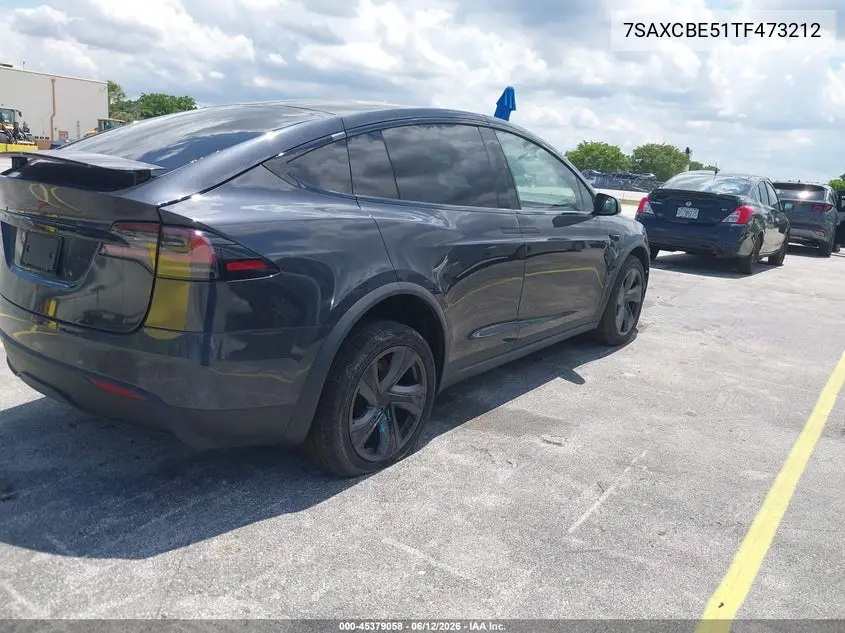 2026 Tesla Model X All-Wheel Drive VIN: 7SAXCBE51TF473212 Lot: 45379058