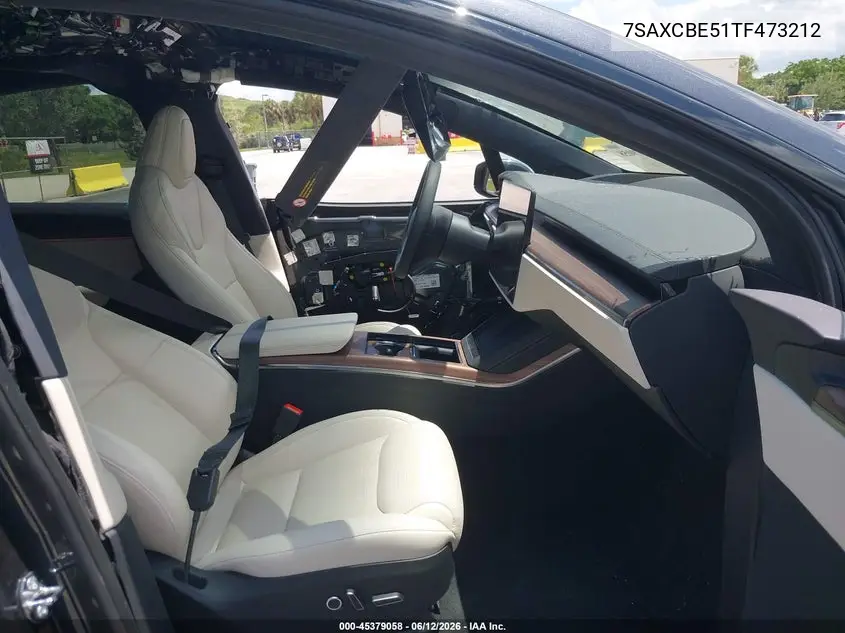 2026 Tesla Model X All-Wheel Drive VIN: 7SAXCBE51TF473212 Lot: 45379058