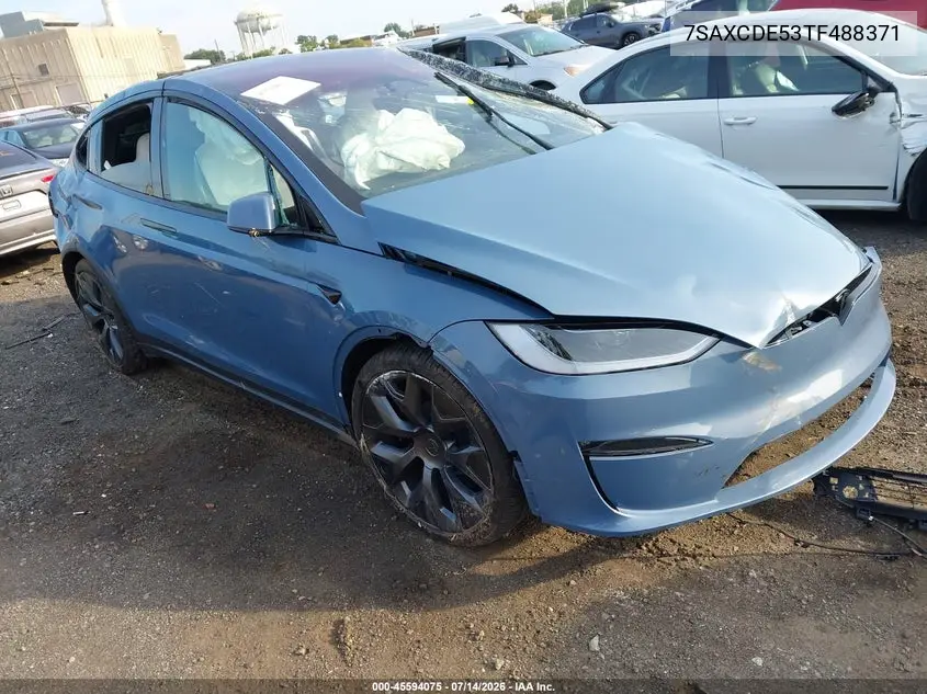 2026 Tesla Model X All-Wheel Drive VIN: 7SAXCDE53TF488371 Lot: 45594075