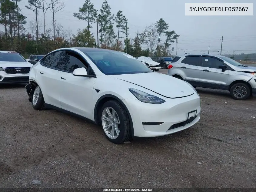 5YJYGDEE6LF052667 2020 Tesla Model Y Long Range Dual Motor All-Wheel Drive