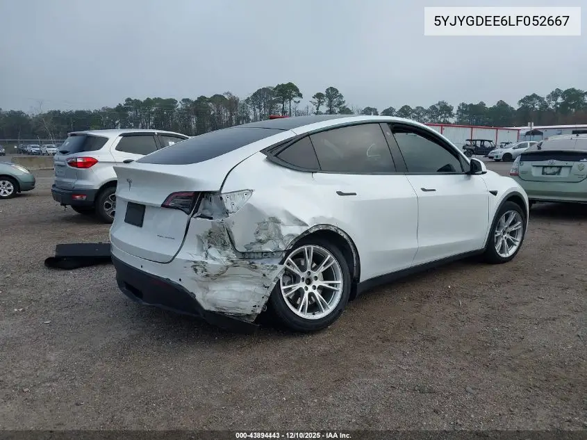 5YJYGDEE6LF052667 2020 Tesla Model Y Long Range Dual Motor All-Wheel Drive