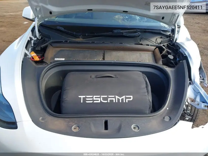 7SAYGAEE5NF520411 2022 Tesla Model Y Long Range Dual Motor All-Wheel Drive