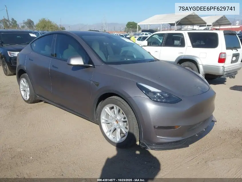 7SAYGDEE6PF629741 2023 Tesla Model Y Awd/Long Range Dual Motor All-Wheel Drive